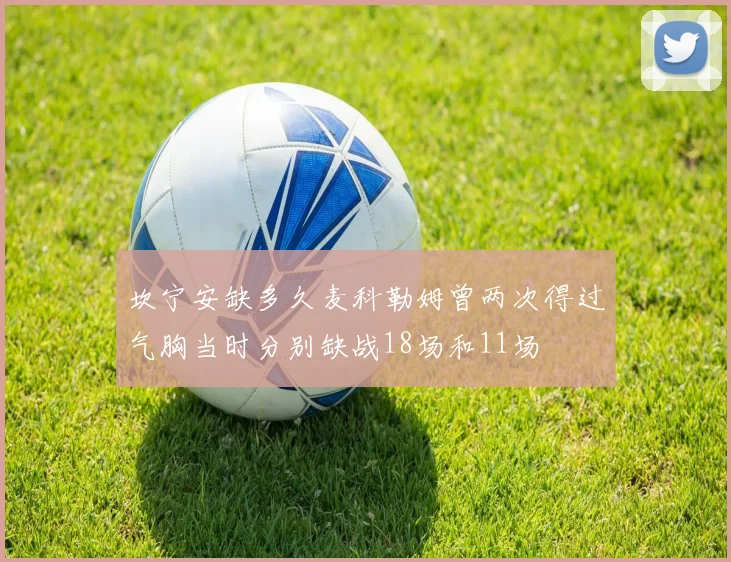 坎宁安缺多久麦科勒姆曾两次得过气胸当时分别缺战18场和11场