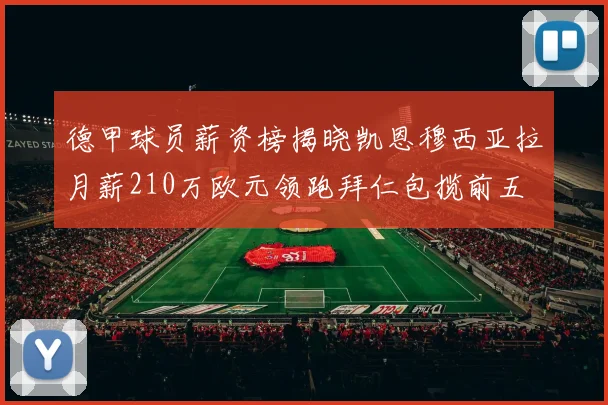 德甲球员薪资榜揭晓凯恩穆西亚拉月薪210万欧元领跑拜仁包揽前五