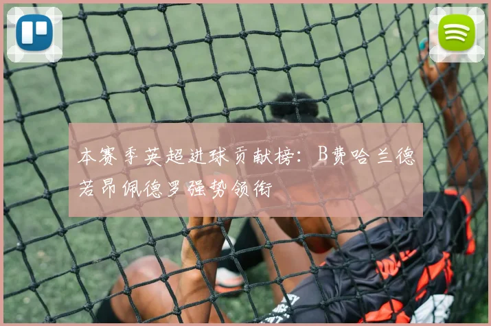本赛季英超进球贡献榜：B费哈兰德若昂佩德罗强势领衔